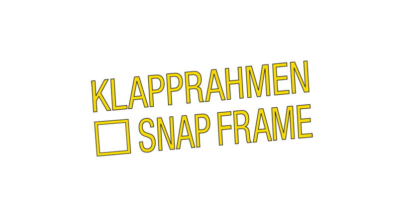 klapprahmen logo